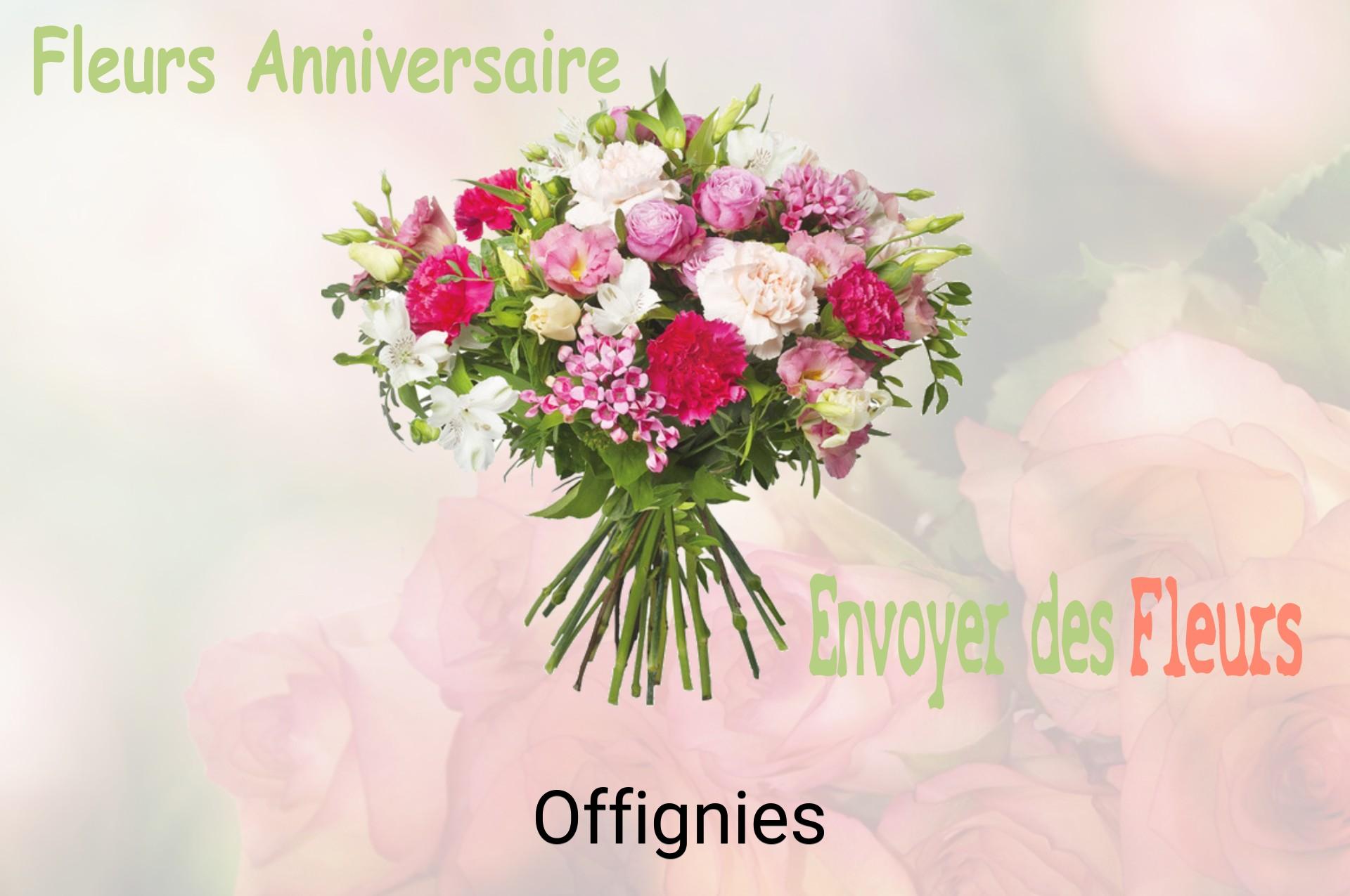 Bouquet de fleurs d’anniversaire livré à Offignies